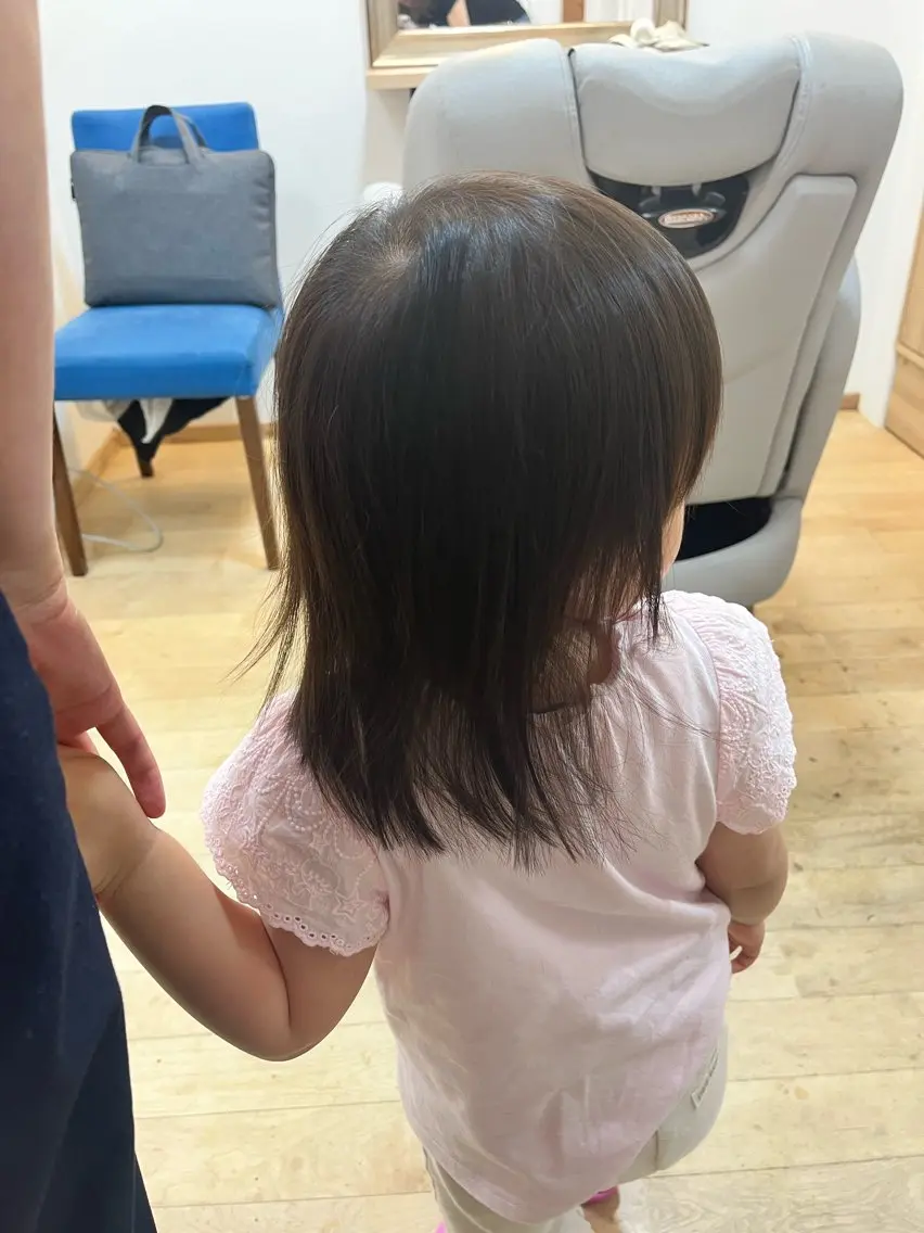 ミディアム キッズ MoMO北三条駅 ꕤ︎︎·͜·さとうのヘアスタイル