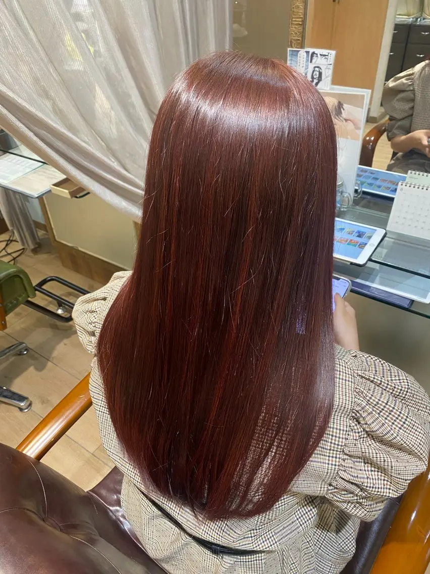 カラー ブリーチ ブリーチなしカラー 🌺レイヤー/ブリー チ艶カラー🌺NOAのヘアスタイル