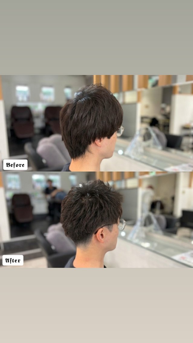 似合わせメンズカット&ダメージ補修水素トリートメントの写真