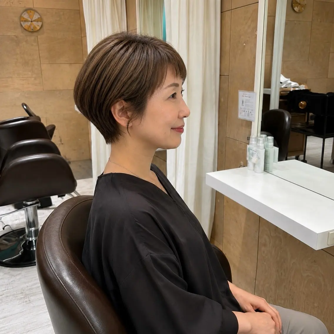 ショート カラー 竹本 侑真のヘアスタイル