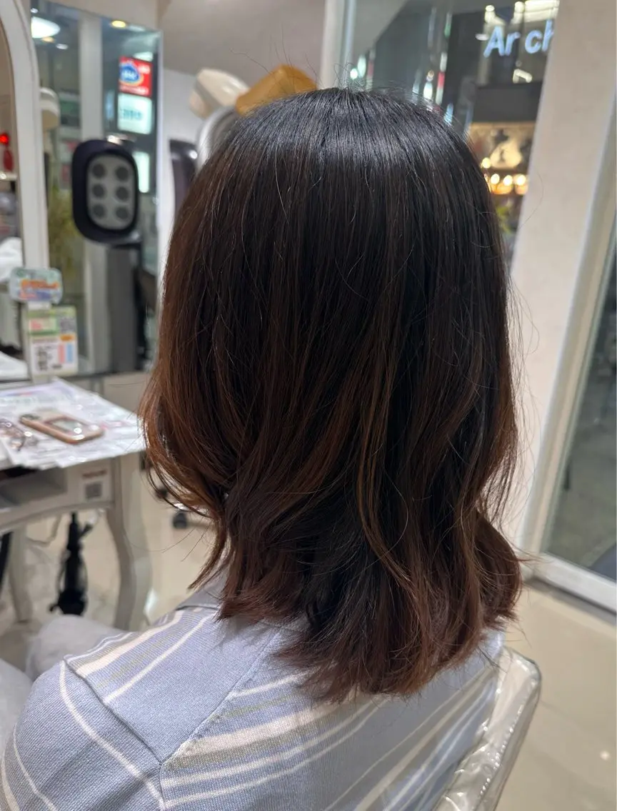 ミディアム 🤍韓国風 透明感カラー🤍京香のヘアスタイル