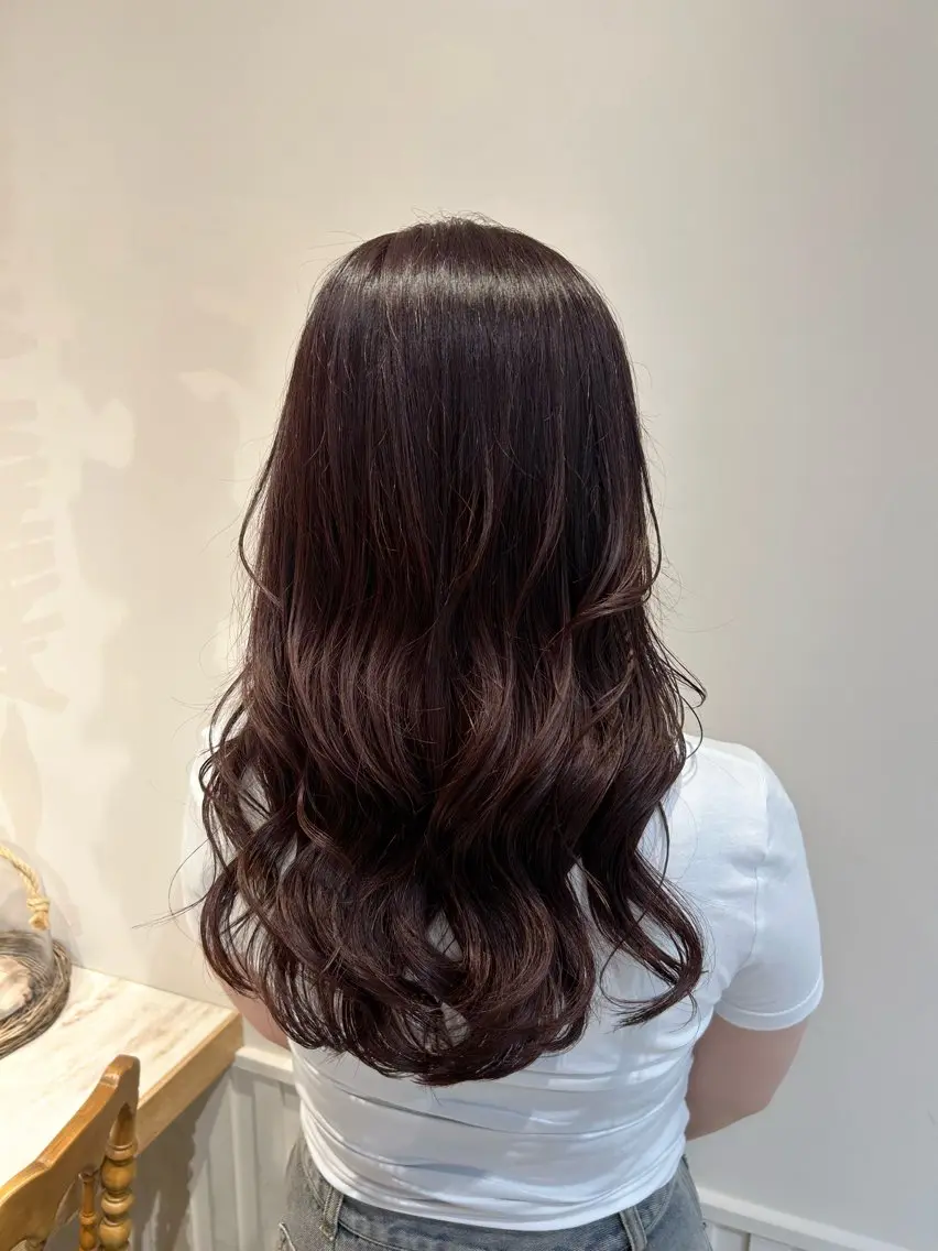 🩵ワンカラー+𝗔𝘂𝗷𝘂𝗮 treatment🩵の写真
