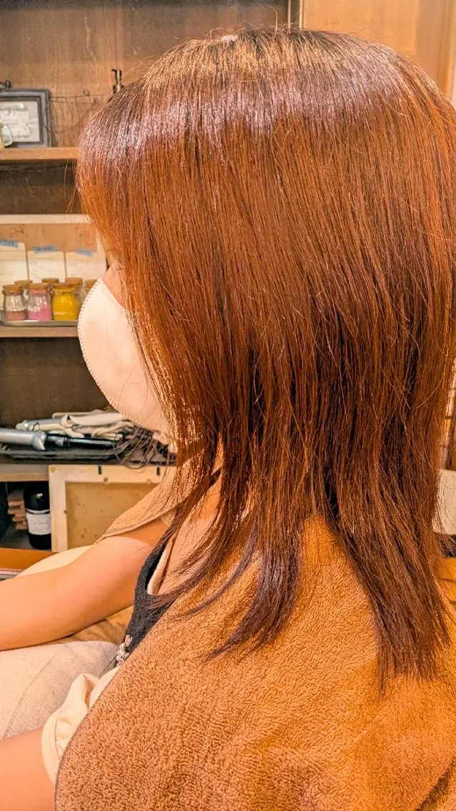 ミディアム カットモデル無料🪄 KIKUCHIのヘアスタイル