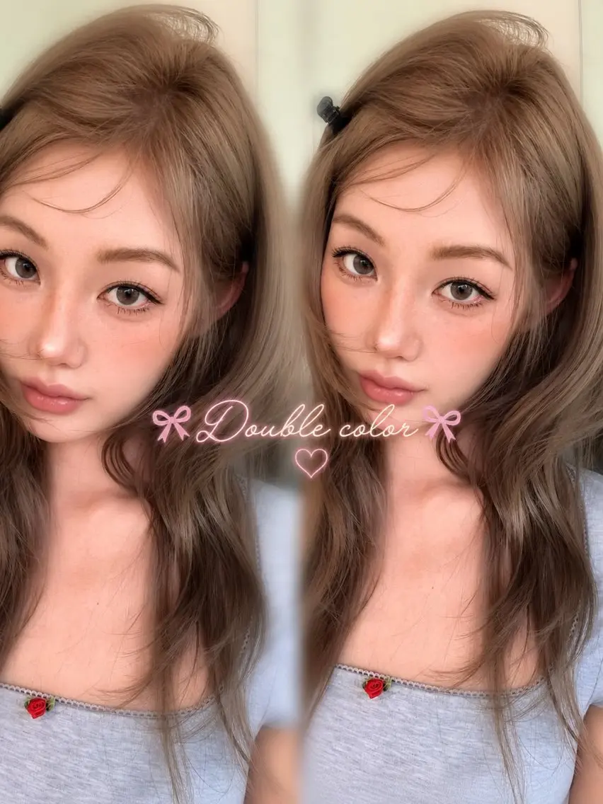 ロング ヘアカラー Kairi💕🫧 透明感カラーのヘアスタイル