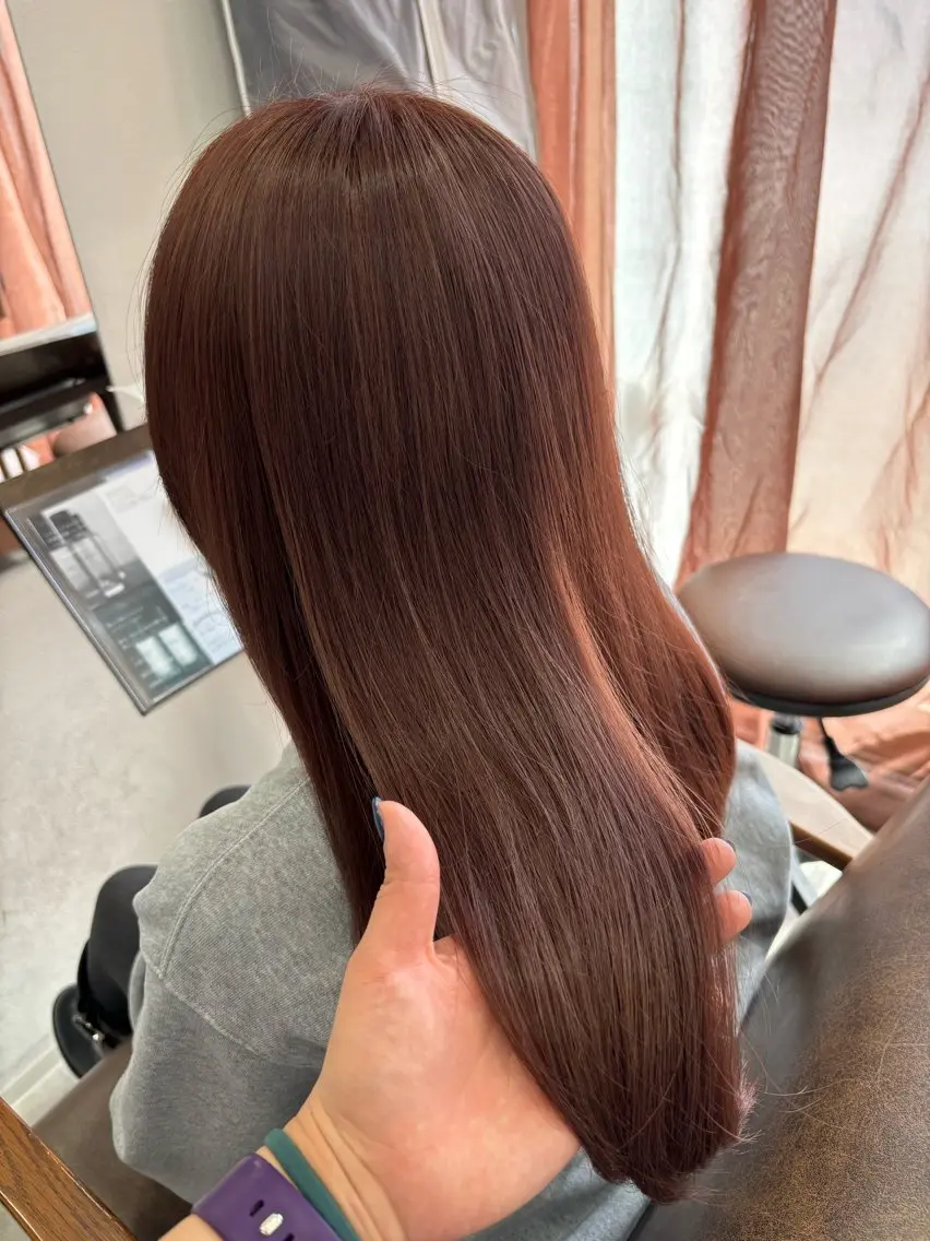 ロング カラー カット ヘアカラー トリートメント 🫧MITO カイレアサロン🫧のヘアスタイル