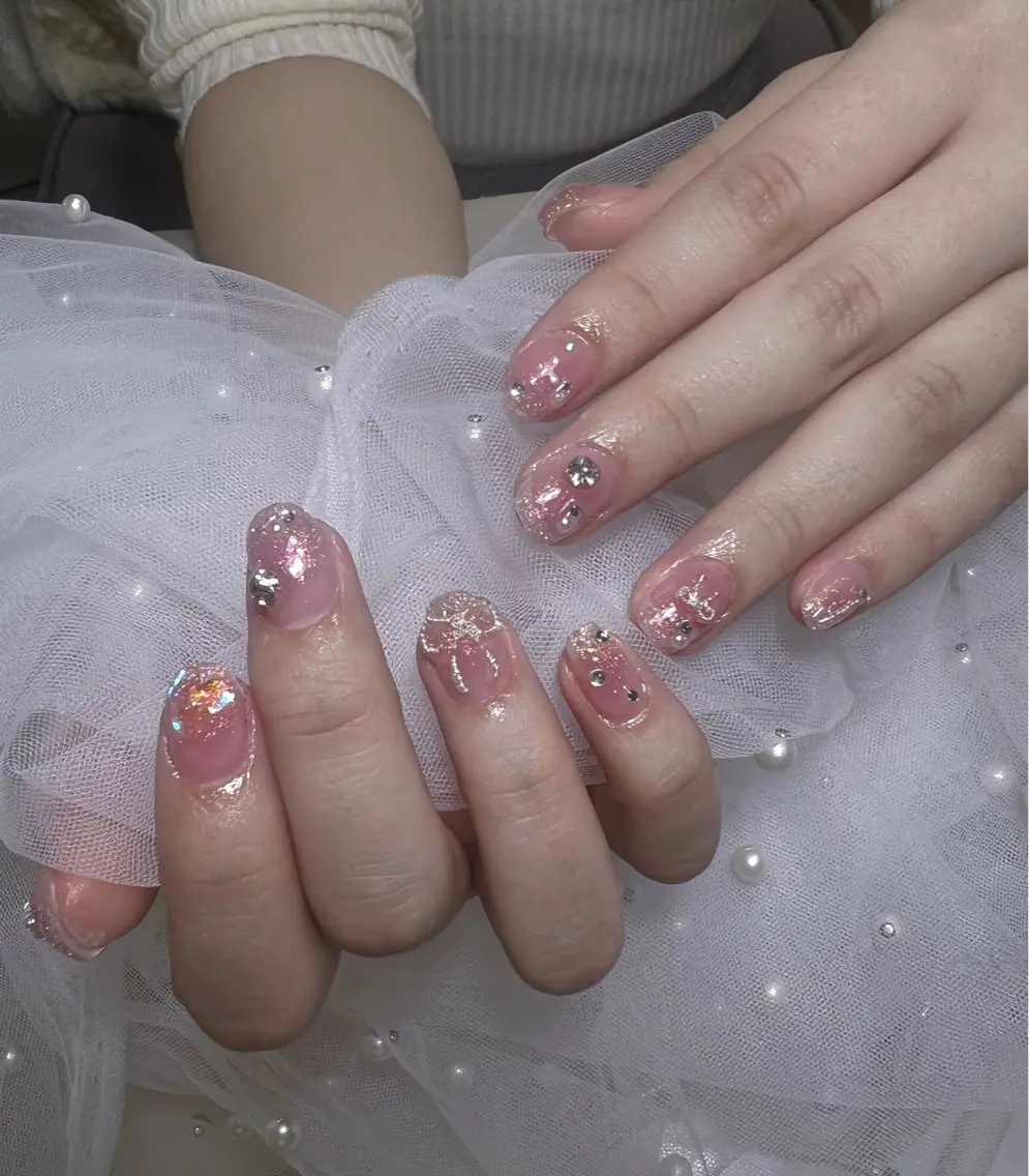 持ち込みデザイン🍭こだわりコース、3D、痛ネイル不可(美フォルム補強、ドライケア込み)の写真