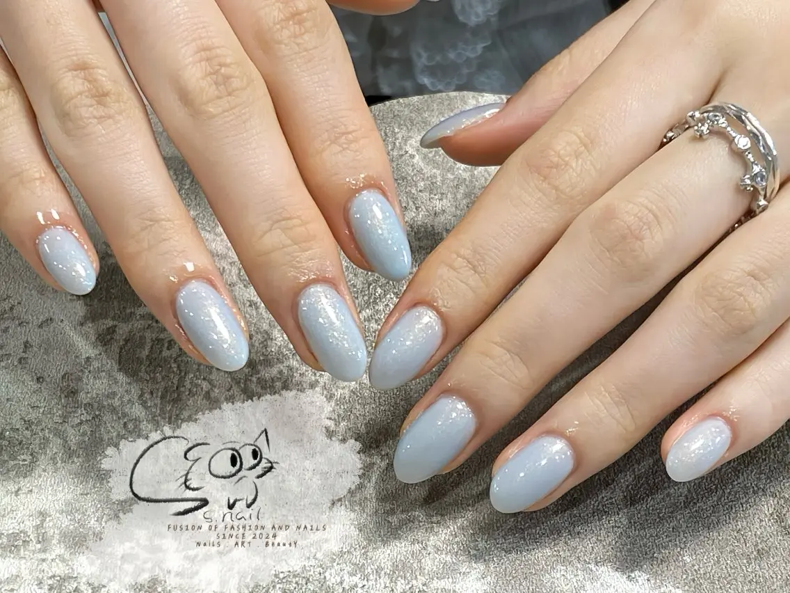 ネイル チークネイル フレンチネイル グラデーション マグネットネイル ワンカラーネイル S.nail _のネイルデザイン