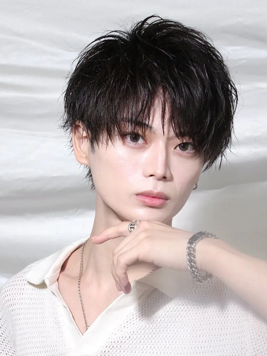 パーマ カット パーマ トリートメント 角戸 嵐のヘアスタイル