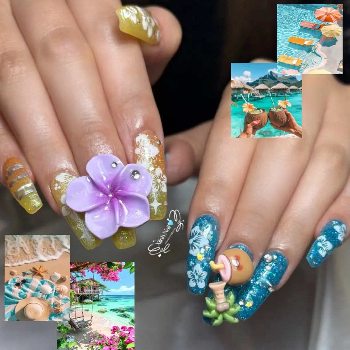 ネイル チークネイル 桜ネイル 長さ出し フットネイル ジェルネイル ハンドネイル XIINH NAIL SALONのネイルデザイン