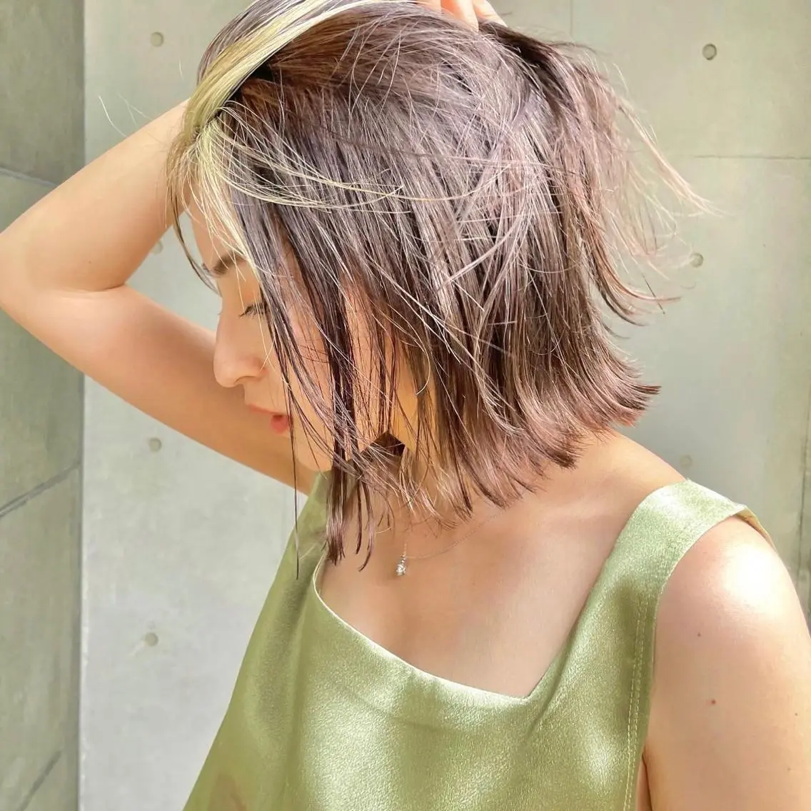 ショート 切りっぱなしボブ ボブ ✨👑お洒落ショート ❣️村上せいな✨のヘアスタイル