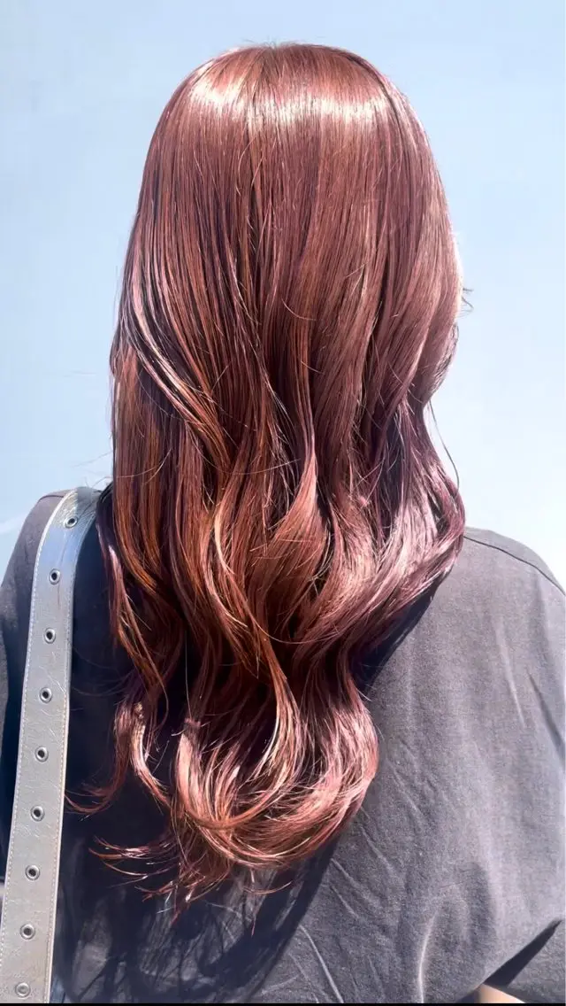 セミロング カラー カット ヘアカラー トリートメント 🤎韓国ヘア ベージュ まゆか🤎のヘアスタイル
