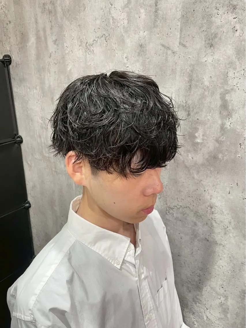 【新規】【シャドウパーマモデル／メンズ限定🔥】今人気の“シャドウパーマ”モデル募集✨# シャドウパーマ#メンズパーマの写真