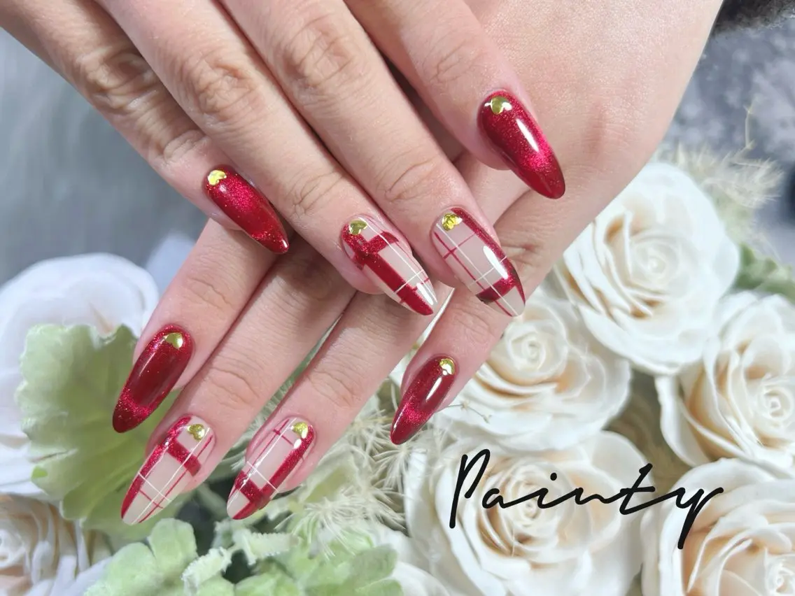 ネイル ロングネイル 持ち込み スカルプネイル ハンドネイル Painty nailのネイルデザイン