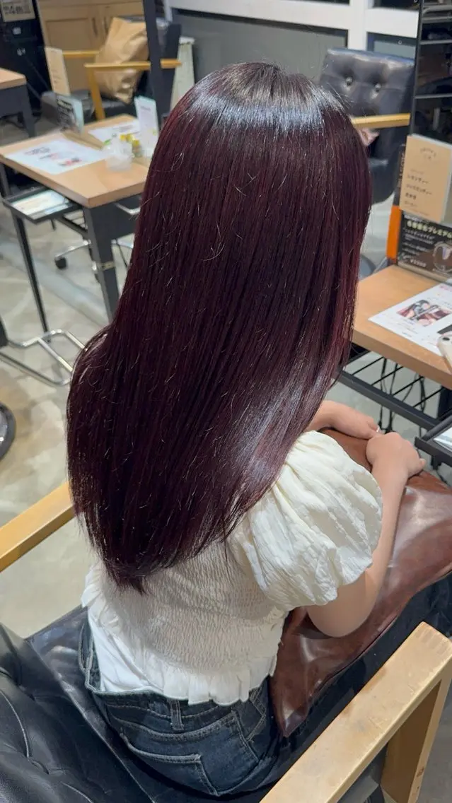 ロング ヘアカラー トリートメント 打越 虎瑠のヘアスタイル