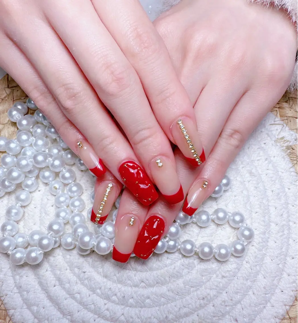 ネイル M🌷nail 長さだし専門店のネイルデザイン