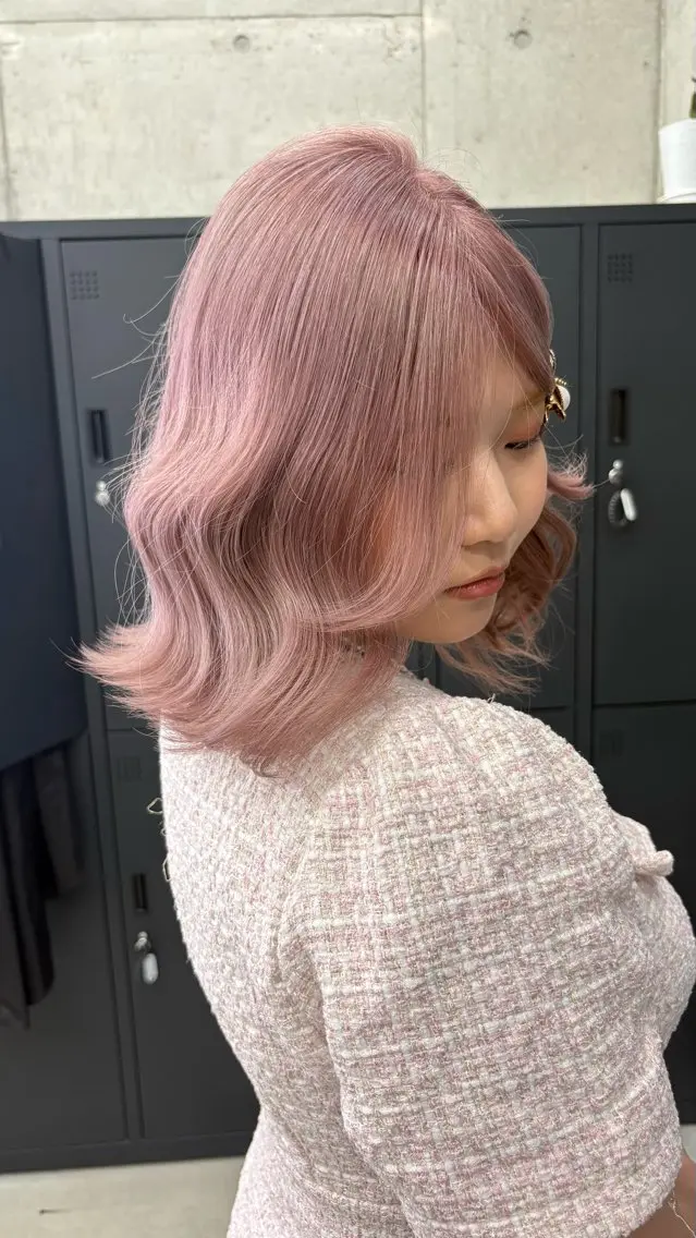 カラー ヘアカラー 伊藤七奈/名古屋/ ハイトーン/ブリーチのヘアスタイル