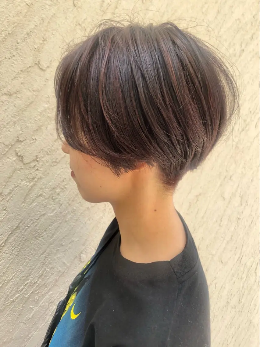 ショート カラー ストカール✨ デジタルパーマ✨植松のヘアスタイル