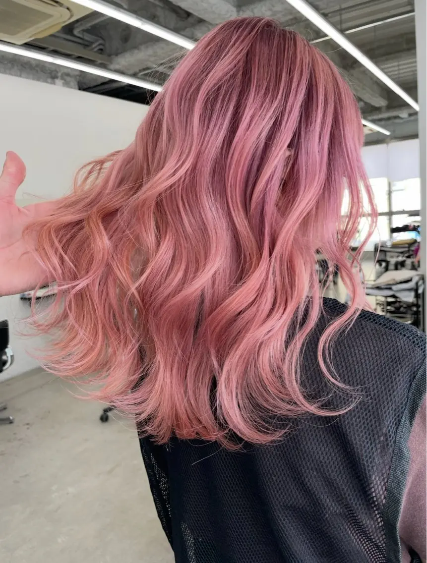 カラー 透明感カラー ヘアカラー 高橋 采江のヘアスタイル