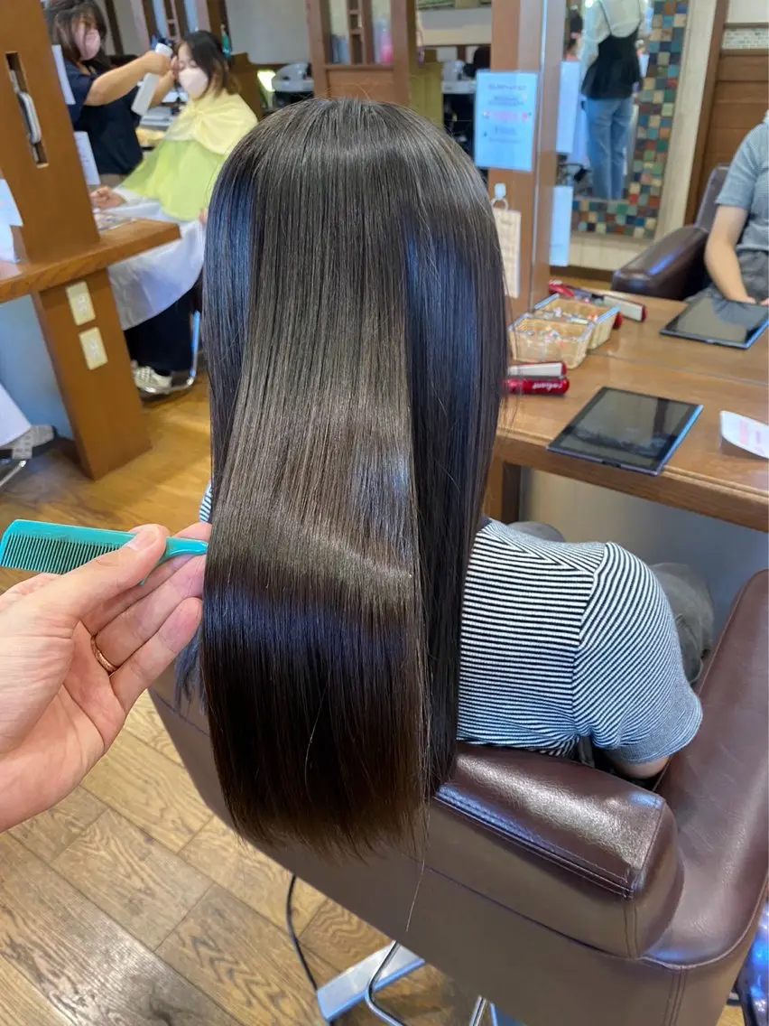 ✨ミニモ限定✨カット+ノンダメージST+オージュアトリートメント ¥12000の写真