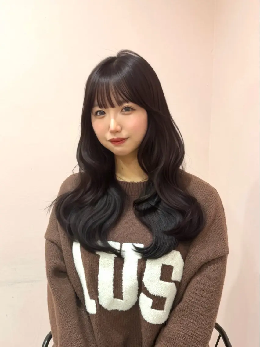 セミロング カラー 透明感カラー グレージュ ラベンダーカラー ラベンダーグレージュ ラベンダーグレー トリートメント 渋谷/韓国ヘア/ 顔まわり♡Ayakaのヘアスタイル