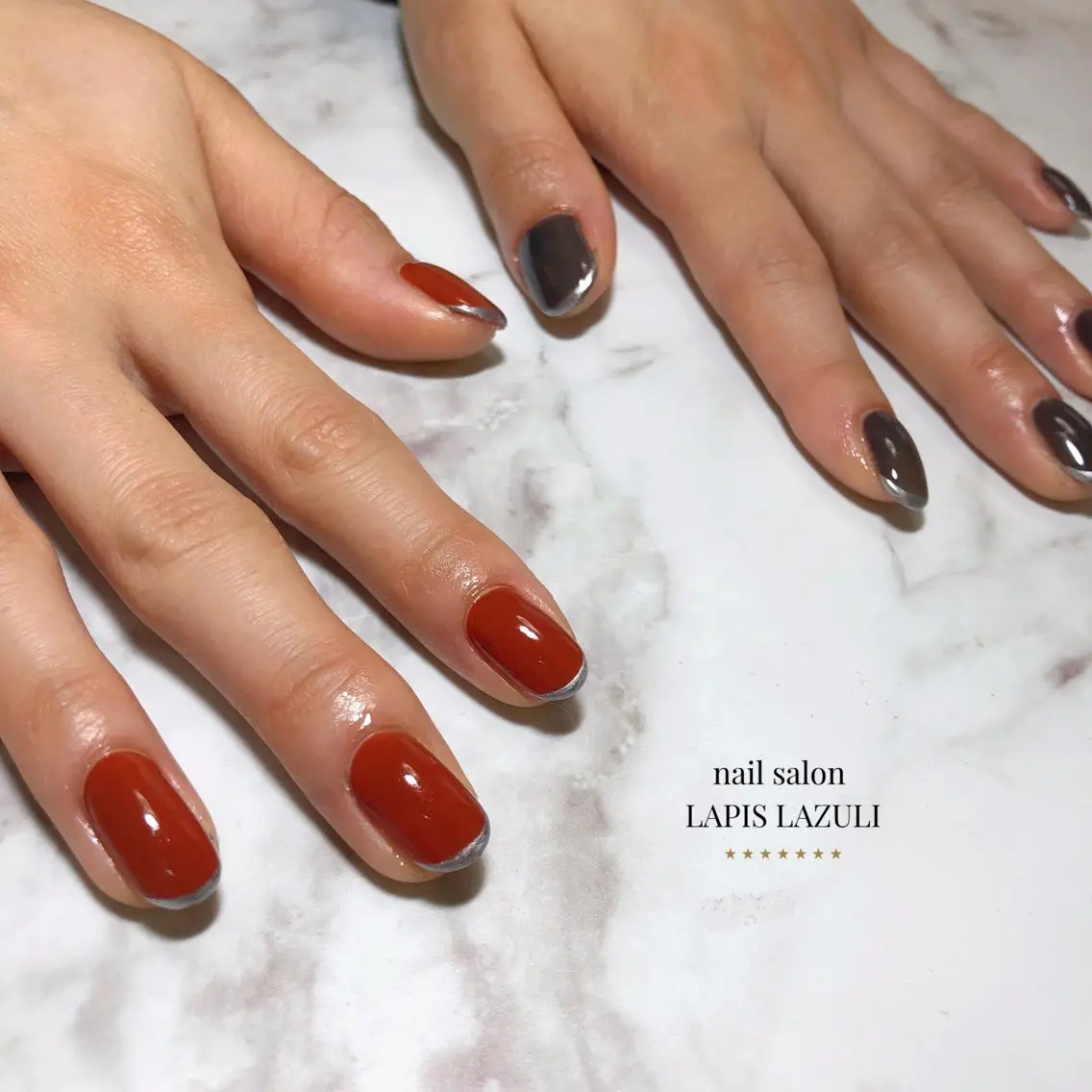 ネイル nail salon ラピスラズリのネイルデザイン
