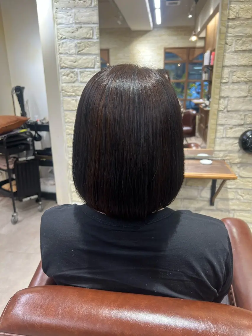 ショート 美髪矯正/艶髪 CLUTCH田中海琴のヘアスタイル