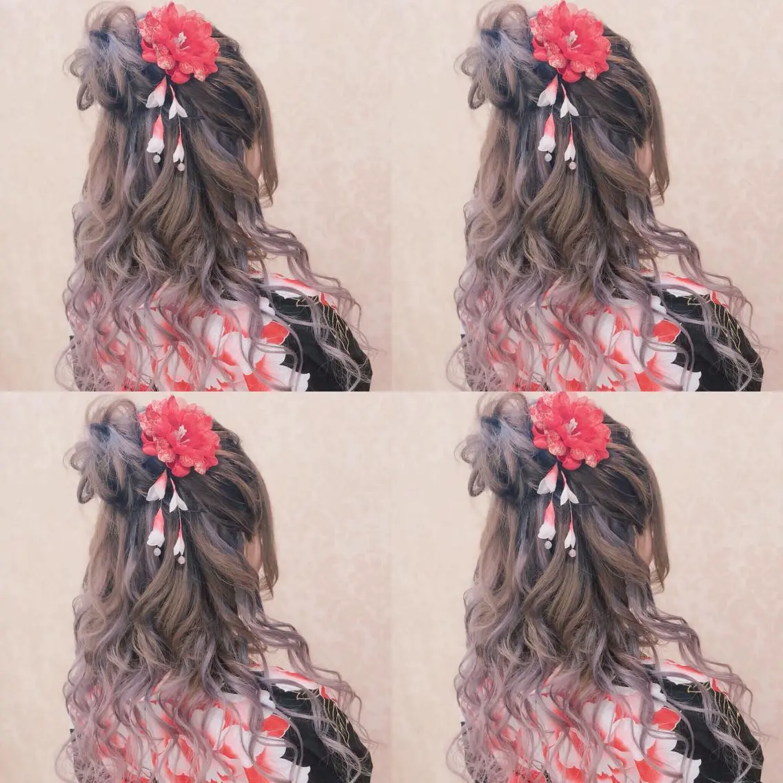 ロング ヘアアレンジ お団子ヘア ヘアセット 🌷MAYU 🌷のヘアスタイル