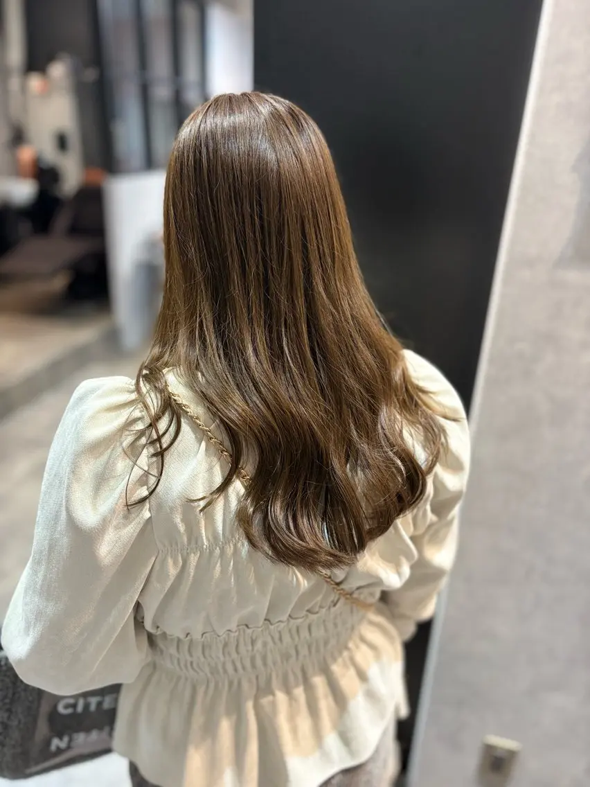 ロング カラー ヘアアレンジ トリートメント 新村 泰幸のヘアスタイル