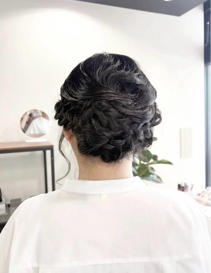 ヘアアレンジ ツヤカラー/アレンジ /湘南/ハナメ‎🤍のヘアスタイル