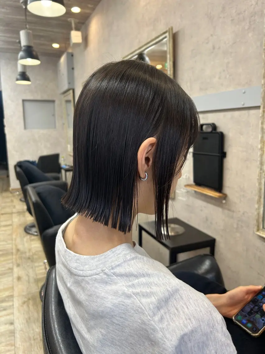 ミディアム ボブ 外ハネヘア 🌻柳谷 心渚🌻のヘアスタイル