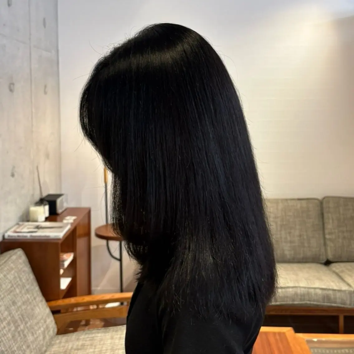 セミロング ヘアカラー 村田 ありさのヘアスタイル