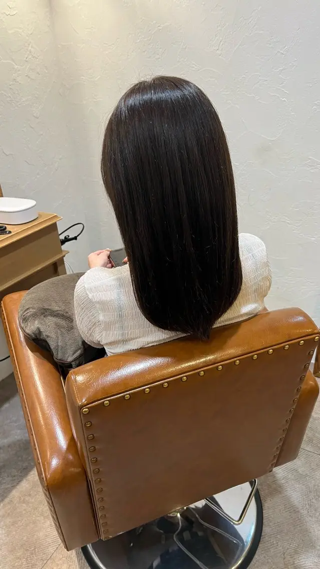 カラー 透明感カラー カット無料｜レイヤー カット｜韓国モテへアのヘアスタイル