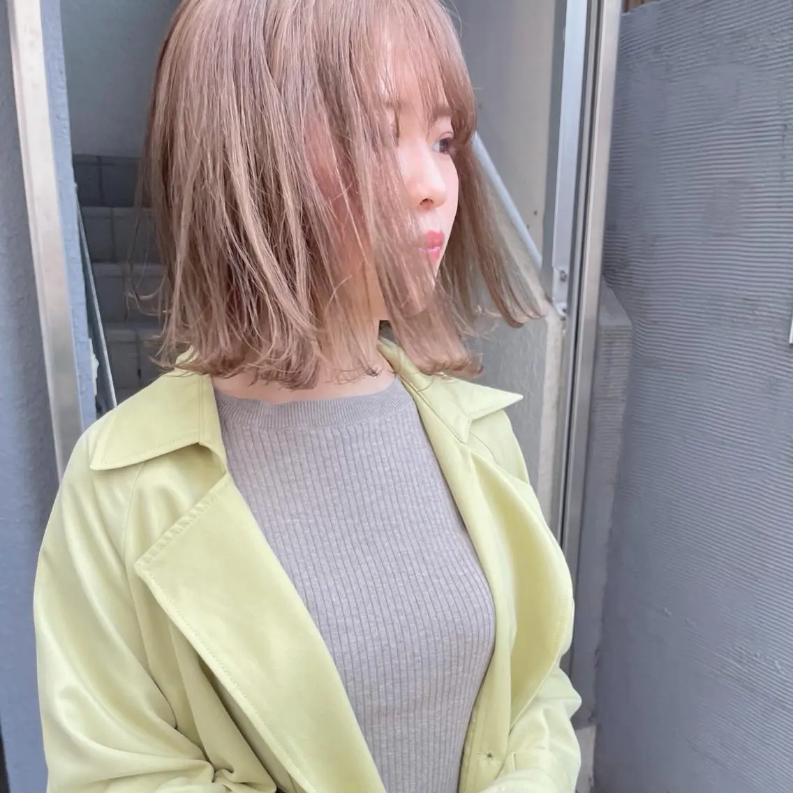 ミディアム ボブ ボブ/縮毛矯正 🌟梅田盛一🌟のヘアスタイル