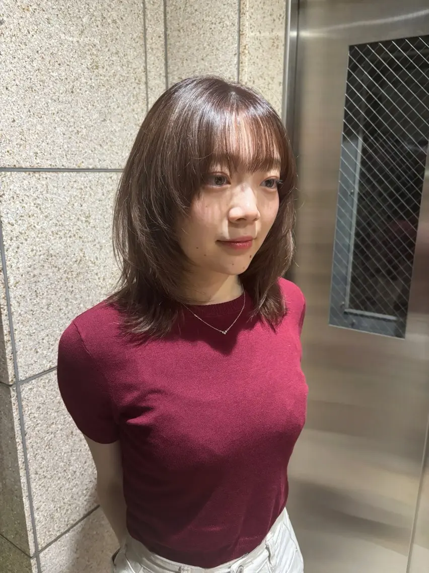 ミディアム カラー パーマ 🧃吉祥寺/ショート ボブ/カサイ🧃のヘアスタイル