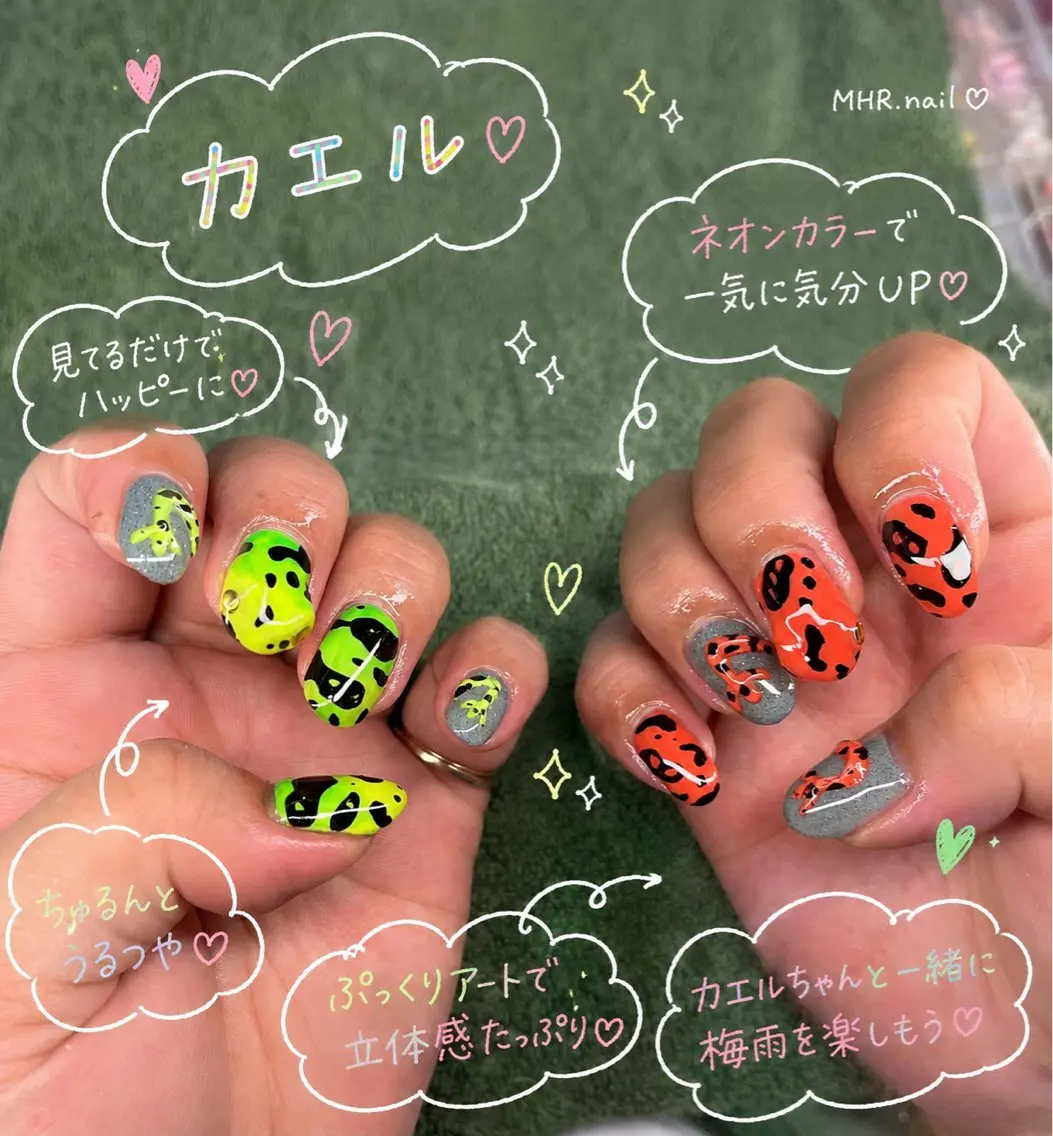 ネイル ハンドネイル フットネイル MHR nailのネイルデザイン
