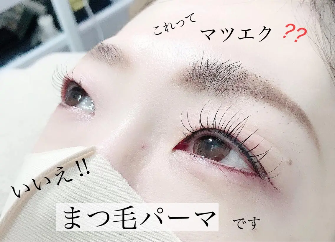 マツエク・マツパ Cカール Lカール パリジェンヌラッシュリフト 一重×まつ毛パーマ マツパ eyelash presh yukaのマツエク・マツパデザイン