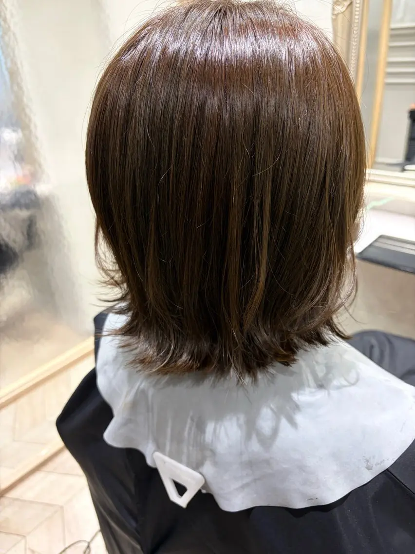 ショート カラー カット ヘアカラー トリートメント 伊槻 恵里のヘアスタイル
