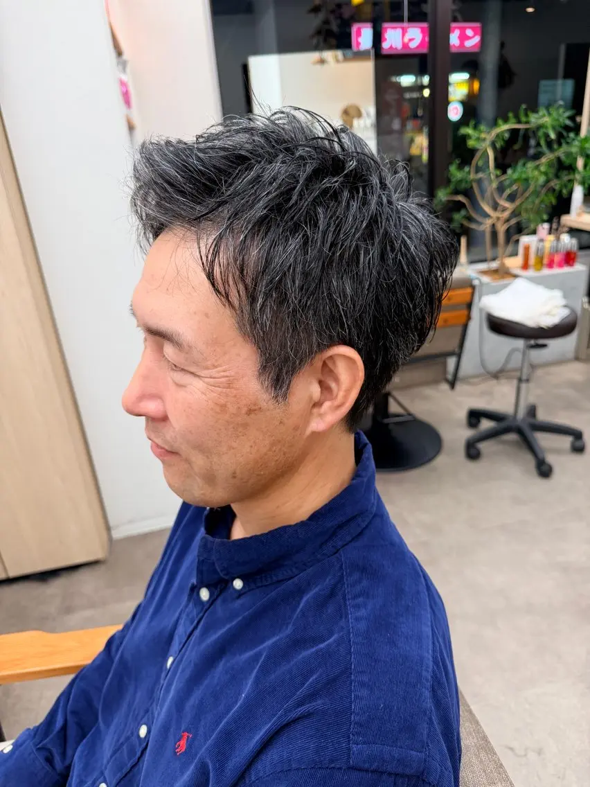 ショート メンズ KOTKA 大山和希のヘアスタイル