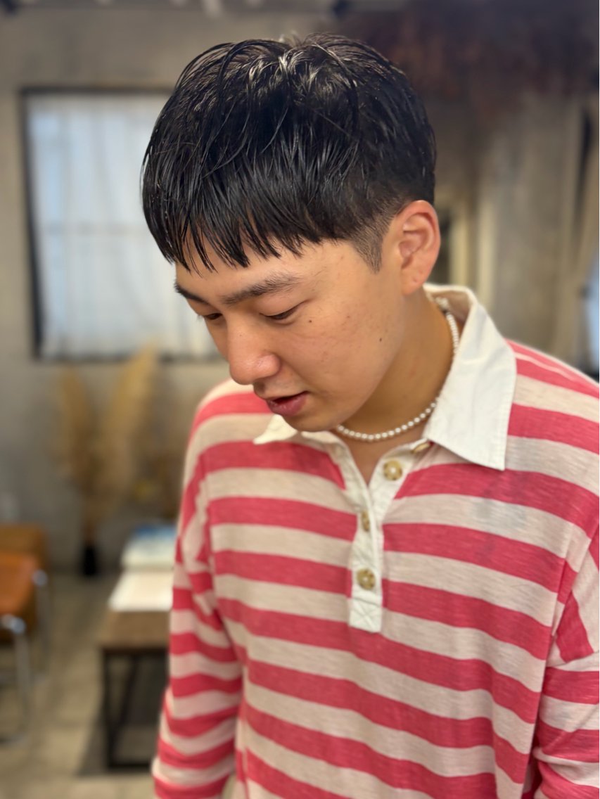 メンズ 溝渕 天馬のヘアスタイル