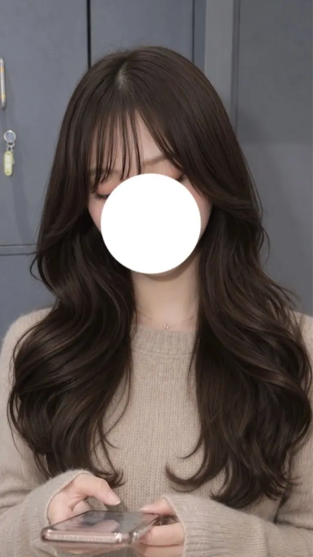 セミロング カット ヘアカラー トリートメント 韓国ヘア/館林美容室 /髪質改善/涼のヘアスタイル