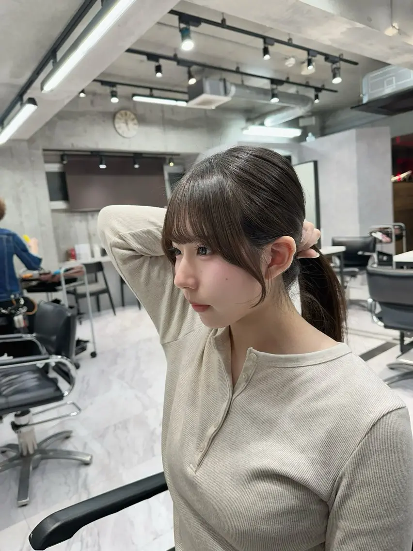 セミロング 野村颯汰 カットモデル募集中のヘアスタイル