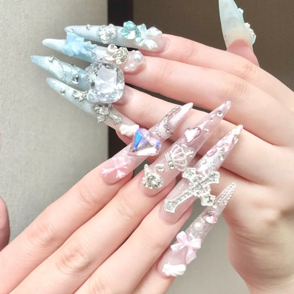 ネイル 長さ出し ロングネイル mio nail TANIのネイルデザイン