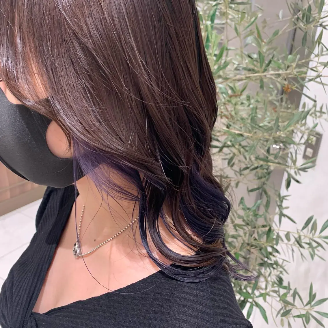 セミロング カラー ヘアアレンジ 小白井 由美のヘアスタイル