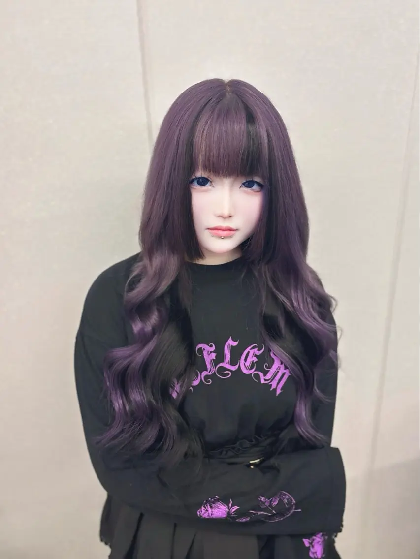 カラー ヘアカラー エクステ ☠️地雷ギャル職人⚡ りんのヘアスタイル