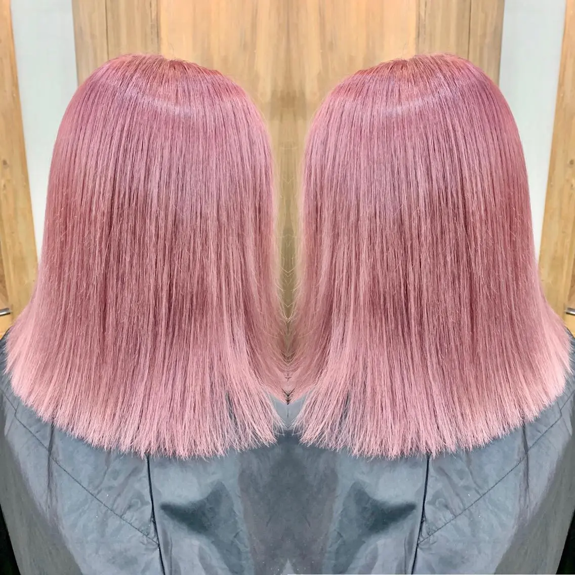 ミディアム カラー ネイル マツエク・マツパ ピンクカラー カラーマツエク ピンク ブリーチ特化 / share 元太のヘアスタイル