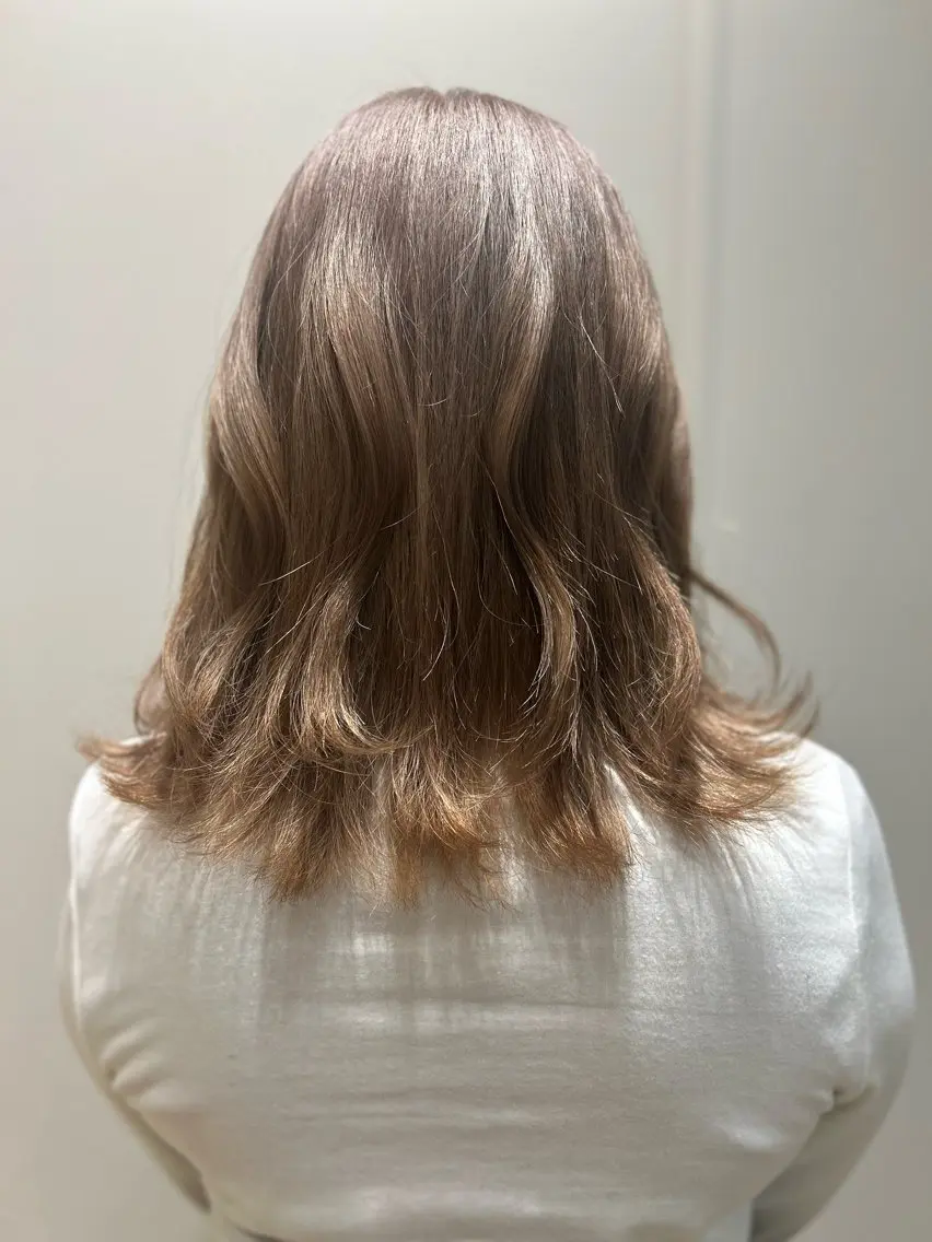 ミディアム カラー ヘアカラー kawabe maikoのヘアスタイル