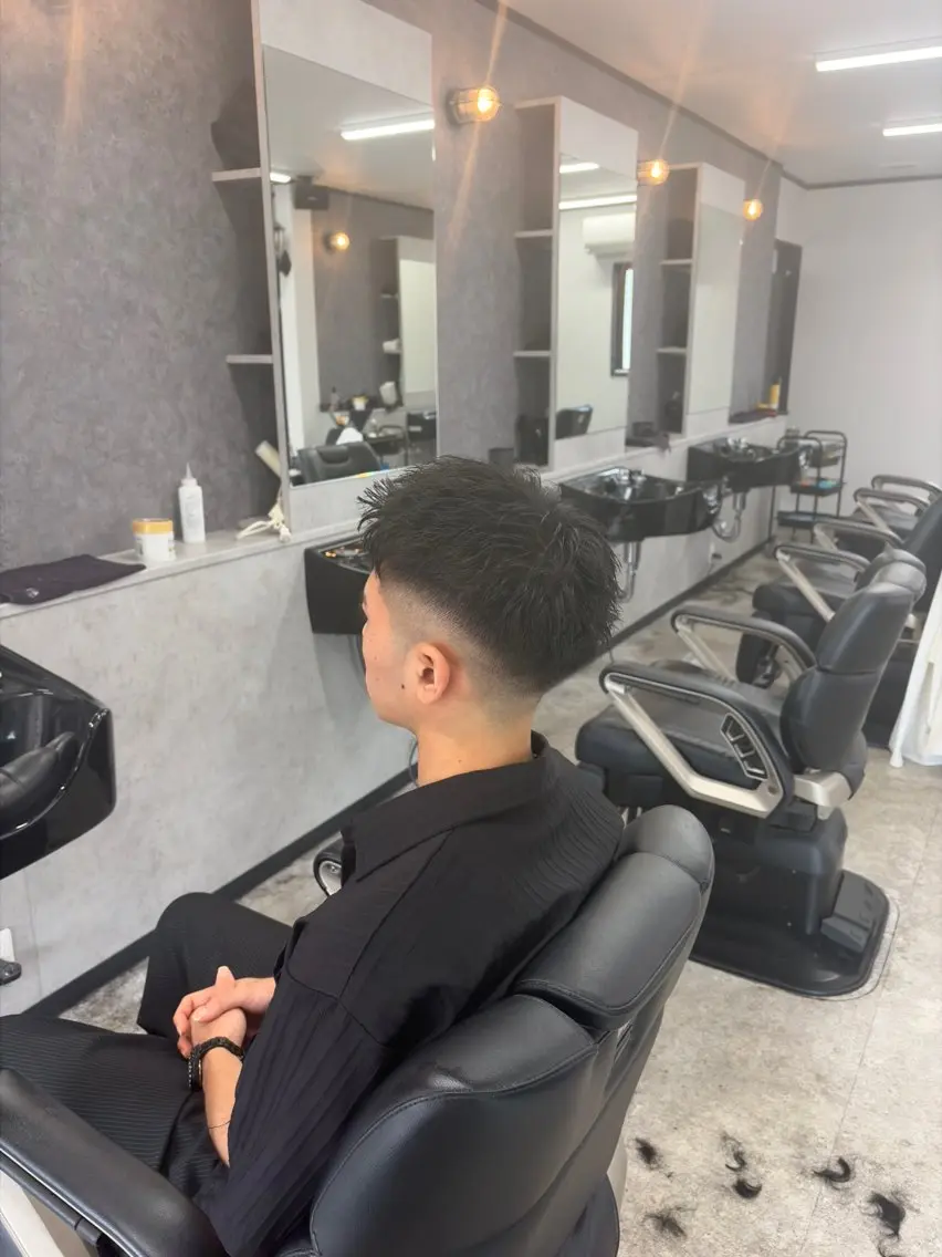 ショート メンズ フェードカット カット メンズ専門美容師 BORDO/神谷のヘアスタイル