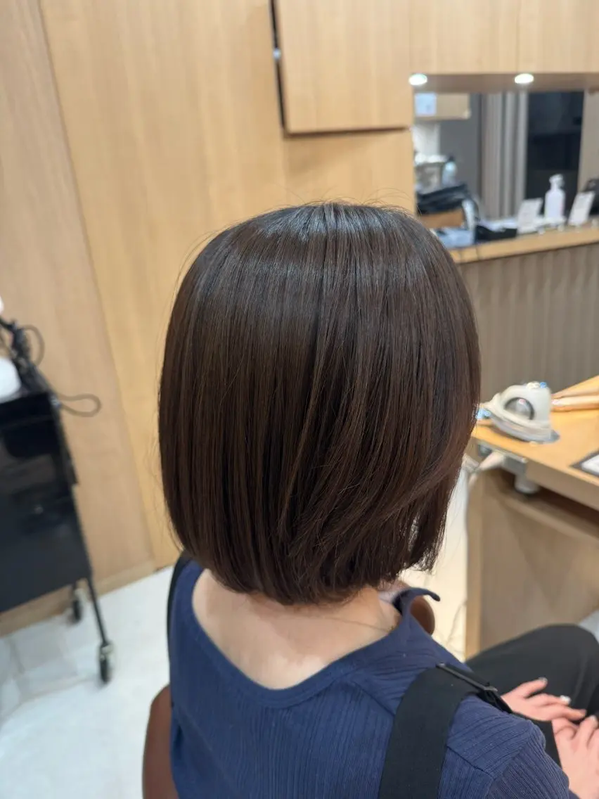 ショート ボブ 顔周りカット レイヤーカット 中野 希望のヘアスタイル