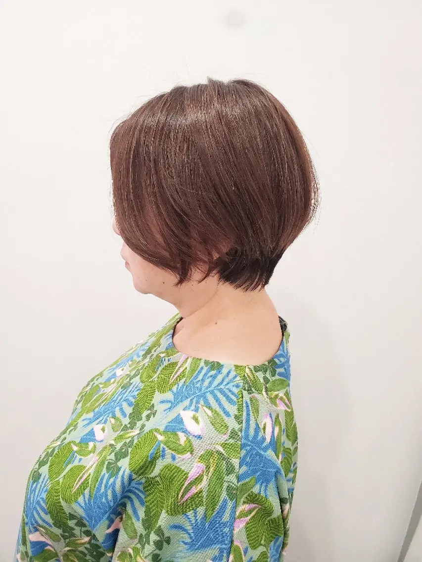 ショート カラー カット ヘアカラー トリートメント ヘッドスパ 齋藤 愛美のヘアスタイル