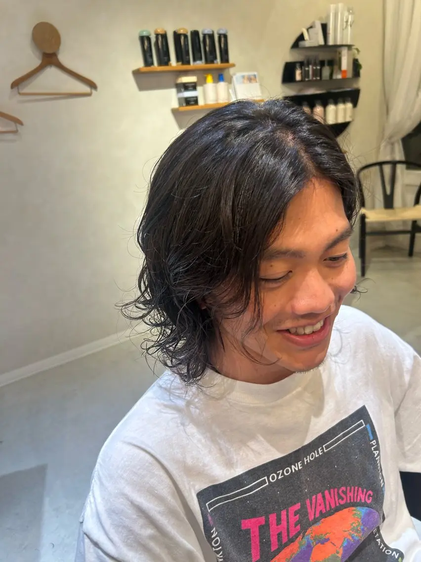 メンズ 透明感カラー/大城 かえでのヘアスタイル